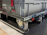 Ca. 20x opbergkist met 3x inzet en transportkar - afbeelding 5 van  6