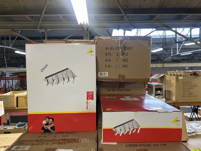 Ca. 20x plafondlamp led geïntegreerd, trio - afbeelding 3 van  6