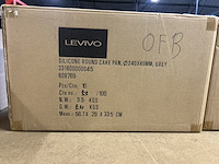 Ca. 20x siliconen cakevorm dxh 240x45 mm, levivo - afbeelding 6 van  6