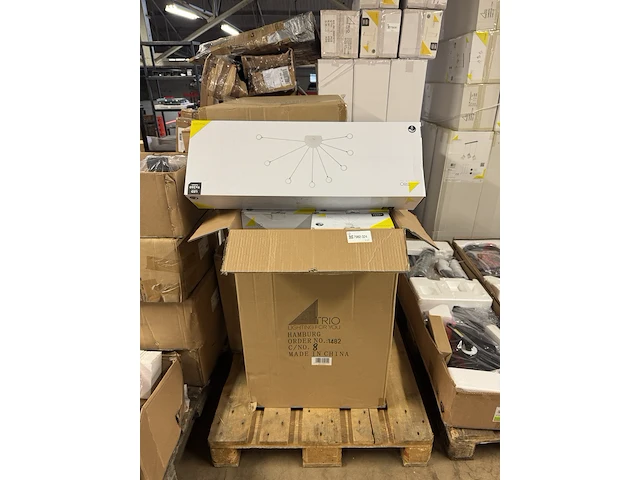 Ca. 20x wandlamp ingebouwde led dimbaar trio, peacock - afbeelding 2 van  2