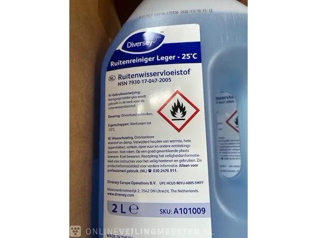 Ca. 216x flacon ruitenwisservloeistof 2l tot -25 diversey - afbeelding 3 van  5