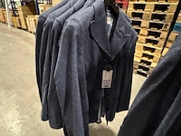 Ca. 21x broek en 19x colbert, suitss me, the magnificients, indigo herringbone - afbeelding 7 van  9