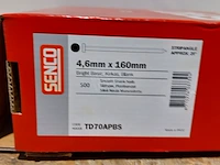 Ca. 21x doos a 500 stuks stripspijker, senco, 4.6 mm x 160 mm - afbeelding 4 van  4