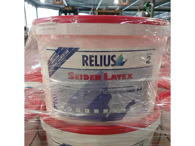Ca. 21x seiden latex en latex hoogglans 10l, relius - afbeelding 2 van  4