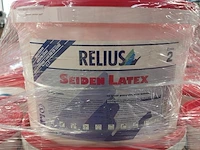 Ca. 21x seiden latex en latex hoogglans 10l, relius - afbeelding 2 van  4