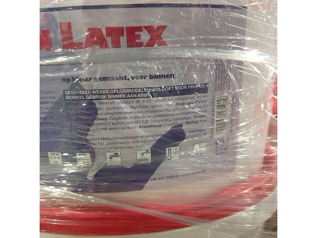 Ca. 21x seiden latex en latex hoogglans 10l, relius - afbeelding 3 van  4
