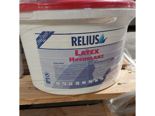 Ca. 21x seiden latex en latex hoogglans 10l, relius - afbeelding 4 van  4