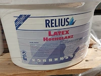 Ca. 21x seiden latex en latex hoogglans 10l, relius - afbeelding 4 van  4