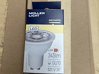 Ca. 220x e27 led lamp warm wit dimbaar/gu5.3 led lamp nedis, müller licht - afbeelding 4 van  8