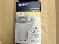 Ca. 220x e27 led lamp warm wit dimbaar/gu5.3 led lamp nedis, müller licht - afbeelding 5 van  8