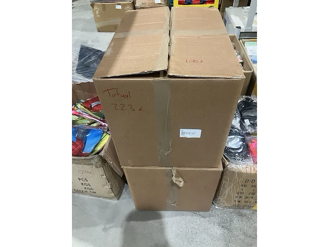 Ca. 223x bloempotjes van gerecyclede kleding - afbeelding 2 van  5