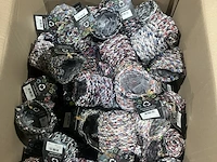 Ca. 223x bloempotjes van gerecyclede kleding - afbeelding 5 van  5