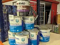 Ca. 22,5 liter sigma nova satin spraylak wit - afbeelding 1 van  3