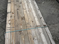 Ca. 22x douglas balk | licht vergrijsd , 5 x 10 x 300 cm - afbeelding 1 van  2