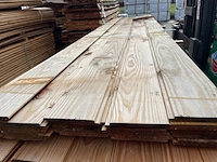 Ca. 22x douglas wisselsponning/halfhoutsrabat, 18x185mm, lengte 400cm - afbeelding 1 van  3