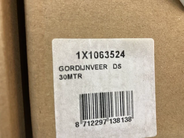 Ca. 22x dozen gordijnveer a 30 mtr inclusief bak - afbeelding 2 van  6