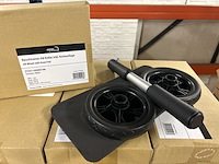 Ca. 22x multifunctionele buikspierroller met kniemat, peak power - afbeelding 1 van  4