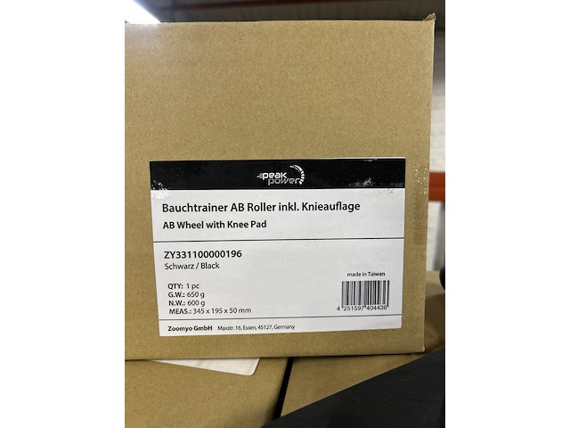 Ca. 22x multifunctionele buikspierroller met kniemat, peak power - afbeelding 3 van  4