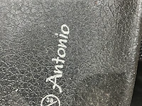 Ca. 22x paar slippers met glitters, zwart/zilver - afbeelding 5 van  7