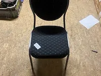 Ca. 22x stoelen stackchair, zwart - afbeelding 1 van  2