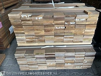 Ca. 234x ipé prime hardhouten planken gescchaafd, 21x120mm, lengte 130/65cm, 104/95cm - afbeelding 3 van  3