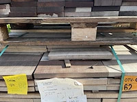 Ca. 236x ipé planken fijnbezaagd, 27x130mm, lengte 198/35cm 38/95cm - afbeelding 1 van  3