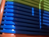 Ca. 23x afdruiprekken, groen, blauw en oranje - afbeelding 2 van  4