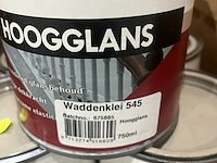 Ca. 23x blikken lakverf, koopmans verf, hoogglans, waddenklei 545 - afbeelding 3 van  4