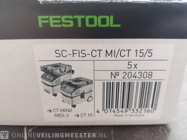 Ca. 23x diverse stofzuigzakken festool - afbeelding 4 van  11