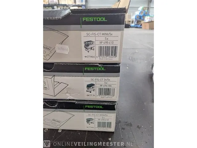 Ca. 23x diverse stofzuigzakken festool - afbeelding 7 van  11