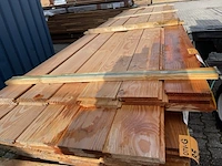 Ca. 23x douglas wisselsponning/halfhoutsrabat, 18x190mm, lengte 13/400cm 10/450cm - afbeelding 1 van  3