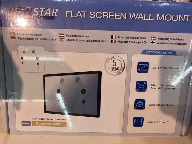 Ca. 23x newstar tv ophang systeem 65/118 cm - afbeelding 2 van  3