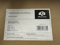 Ca. 23x waterdichte universele tuinstoelhoes ultranatura, wit, groen, zwart - afbeelding 4 van  6