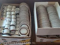 Ca. 240x kop en schotel mosa - afbeelding 2 van  2