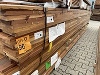 Ca. 241x guyana ipé geschaafd/gevingerlast, 21x120mm, lengte 500cm - afbeelding 2 van  3