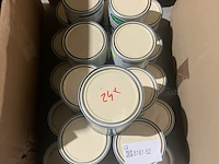 Ca. 24x blikken perkoleum, koopmans verf, dekkend, zomergeel - afbeelding 4 van  4