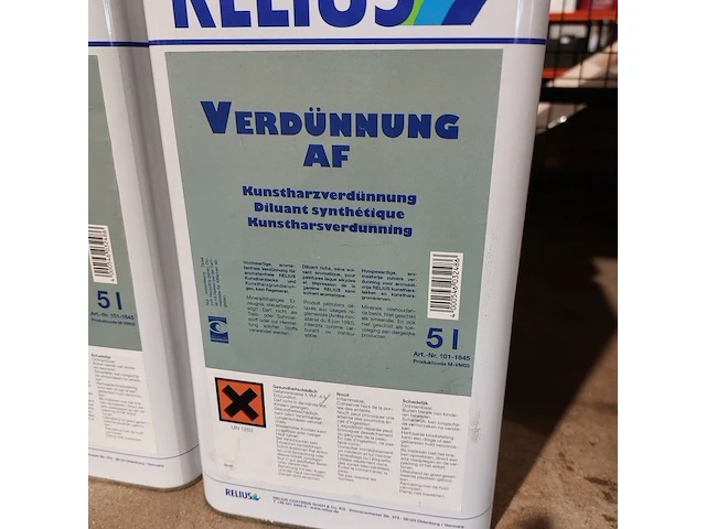 Ca. 24x kunstharsverdunner 5l, relius - afbeelding 3 van  6