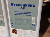 Ca. 24x kunstharsverdunner 5l, relius - afbeelding 3 van  6
