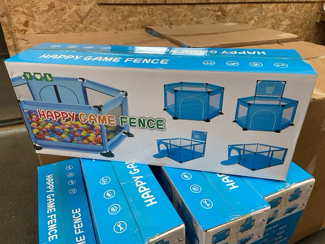 Ca. 24x speelboxen voor kinderen - grondbox - babybox, rood - afbeelding 3 van  6