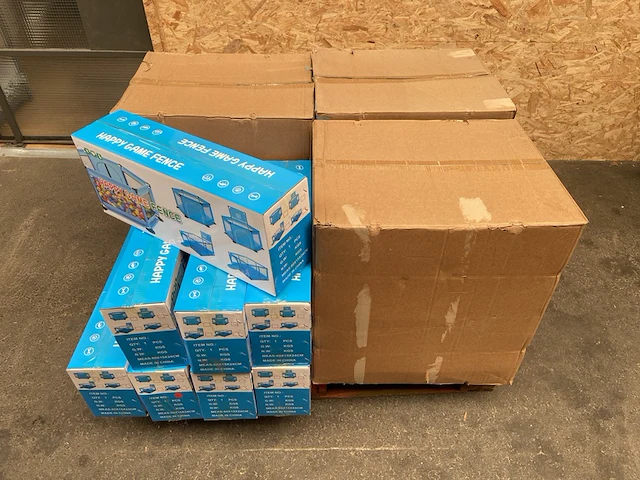 Ca. 24x speelboxen voor kinderen - grondbox - babybox, rood - afbeelding 4 van  6