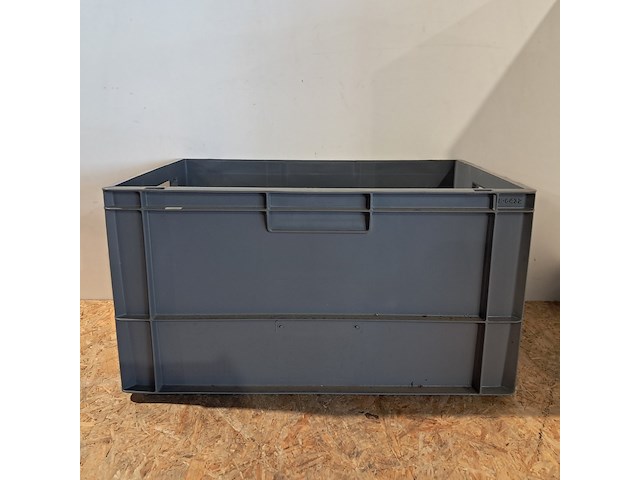 Ca. 24x stapelbaar opbergkrat, grijs - afbeelding 2 van  4