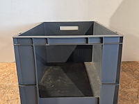 Ca. 24x stapelbaar opbergkrat, grijs - afbeelding 3 van  4