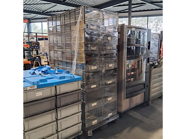 Ca. 24x stapelbaar opbergkrat, grijs - afbeelding 1 van  4