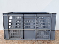 Ca. 24x stapelbaar opbergkrat, grijs - afbeelding 2 van  4