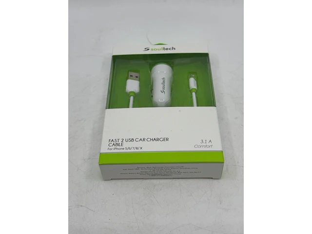 Ca. 24x usb autolader soultech, sc343b - afbeelding 1 van  4