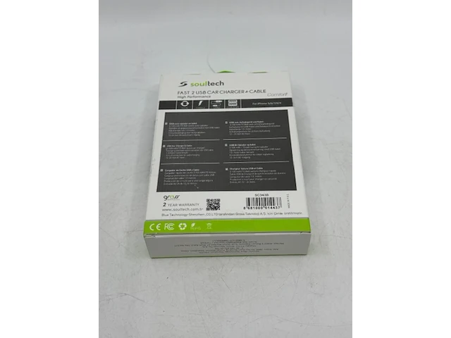 Ca. 24x usb autolader soultech, sc343b - afbeelding 2 van  4