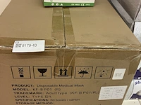 Ca. 2500x mondkapjes medisch type 2r - afbeelding 1 van  3