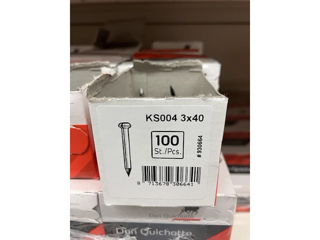 Ca. 250x doosjes staalspijkers don quichotte - afbeelding 3 van  4