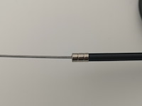 Ca. 250x fiets remkabels 165cm, zwart + zilver - afbeelding 3 van  4