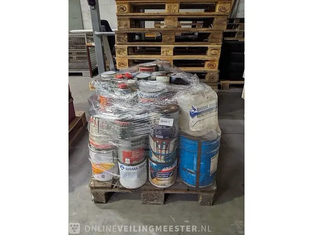 Ca. 250x verf uit schilderswerkplaats sikkens, sigma, histor, diverse kleuren - afbeelding 3 van  4